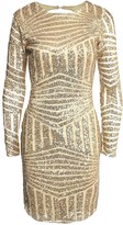 boutique sequin open back bodycon dress