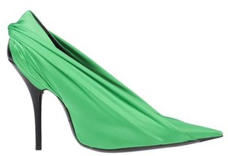 balenciaga slippers green