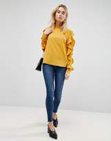 Thumbnail for your product : Y.a.s Sufia Ruffle Side Blouse