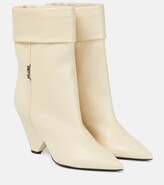 Thumbnail for your product : Saint Laurent Niki leather ankle boots