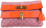 Thumbnail for your product : Marc Jacobs Double-Stitched Quilted Clutch