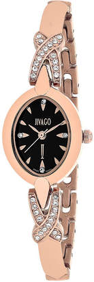 Jivago Womens Rose Goldtone Stainless Steel Bracelet Watch-Jv3613