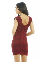 Thumbnail for your product : AX Paris Checked  Printed Bodycon