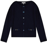 Thumbnail for your product : Gucci Classic horse buckle cardigan 3-36 months