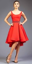 Thumbnail for your product : Mac Duggal Beaded Waistband High-Low Cocktail Dress