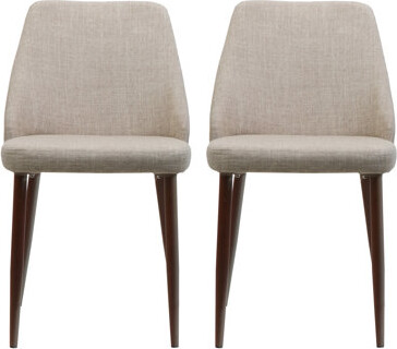 Stylish Wheat Dining Chair With Strong Iron Frame And Fabric Seat, 18.83" Depth X 22.93" Width 33.66" Height, 12.34 Lb Chair, Frame, 18.83 In. 22.93 3