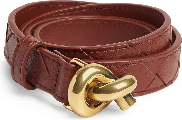Bottega Veneta Leather Knot Belt