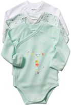 Thumbnail for your product : Happy Price Pack of 3 Long-Sleeved Bodysuits for Newborns