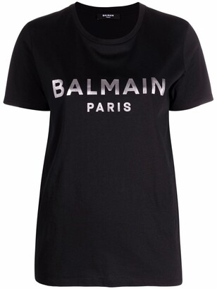 Balmain logo-print short-sleeve T-shirt