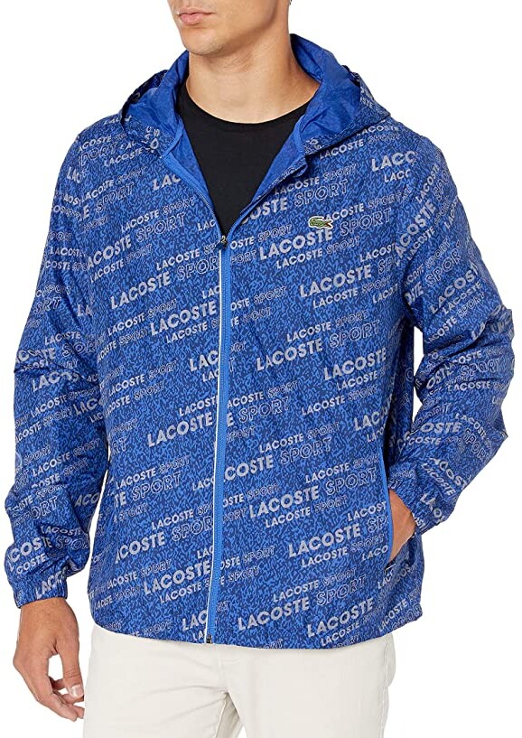 Lacoste Men's Sport All Over Print Graphic Full Zip Hooded Jacket -  ShopStyle