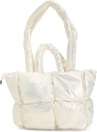 Mini Tote Tj Maxx Tote TJMAXX Quilted Puffer Tote For Women