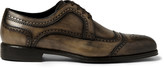 Thumbnail for your product : Dolce & Gabbana Burnished-Leather Derby Brogues