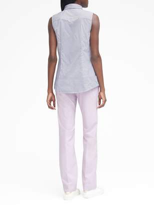 Banana Republic Riley Tailored-Fit Sleeveless Shirt with Removable Tie