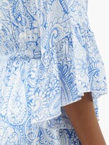 Thumbnail for your product : Melissa Odabash Melissa Azzuro-print Twill Dress - Blue Multi