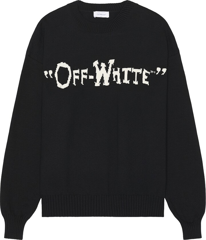 Off-White Off Quote Sweater in Black