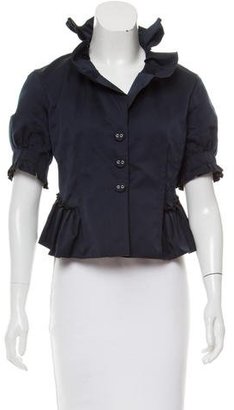 Nina Ricci Contrast Textured Jacket
