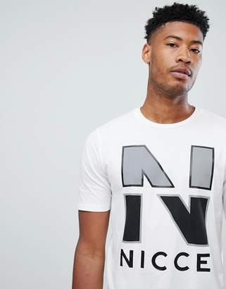 Nicce London t-shirt in white exclusive to ASOS