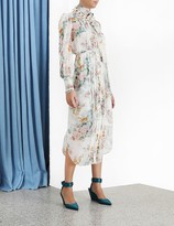 Thumbnail for your product : Zimmermann Wavelength Scallop Midi Dress