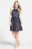 Thumbnail for your product : Eliza J Lace Fit & Flare Dress