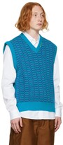 Thumbnail for your product : Marni Blue Check Vest