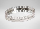 Thumbnail for your product : Ethan Allen Nickel Oval Link Tray