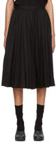 Tricot Comme des Garçons Black Wool Pleated Skirt