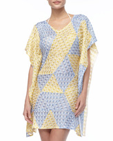 Thumbnail for your product : Missoni Puckered Flutter-Sleeve Coverup