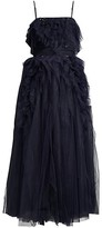 Thumbnail for your product : BCBGMAXAZRIA Eve Swarovski Crystal Embellished Tea-Length Dress