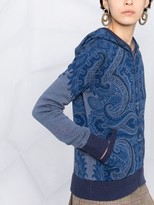 Thumbnail for your product : Etro Paisley Print Cashmere Hoodie