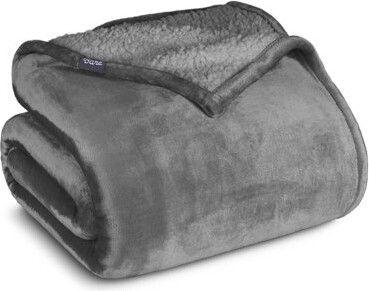 Bare Home Sherpa Fleece Blanket