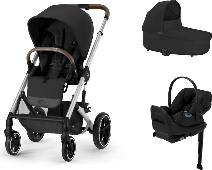 CYBEX Balios S Lux 2 Stroller, Cloud G Lux Infant Car Seat & Cot S Lux Travel System