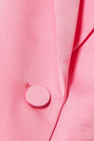 Thumbnail for your product : Alex Perry Hartford Satin-crepe Blazer - Pink