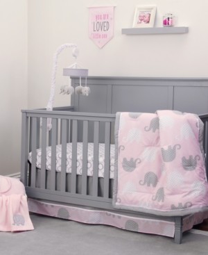 belle elephant walk 4 piece crib bedding set