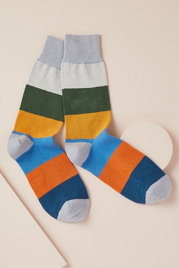 Catherine Tough Stripe Socks - ShopStyle