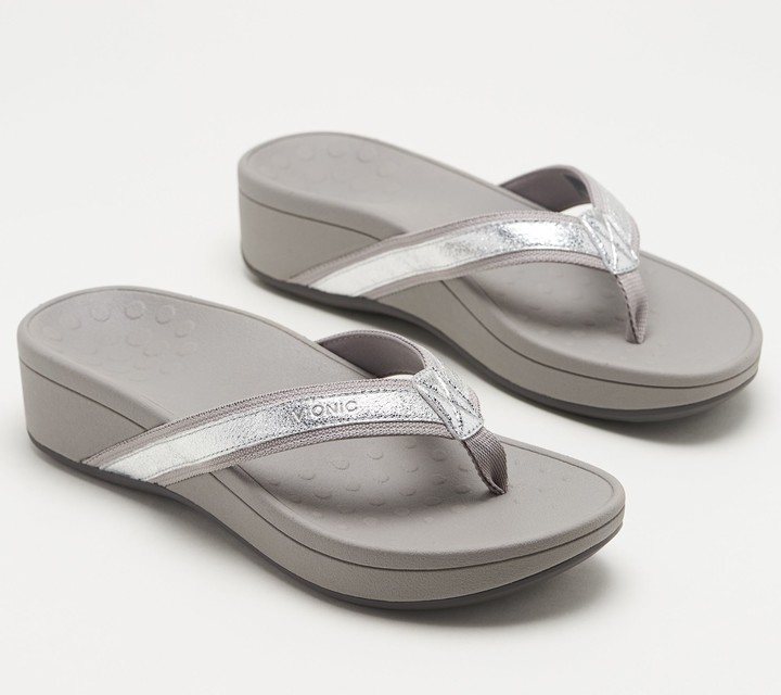 silver vionic shoes