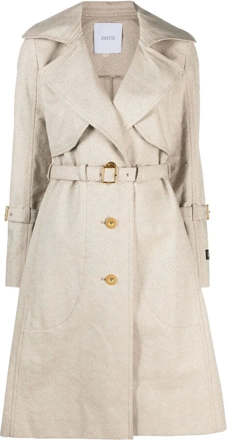 トレンチコート PATOU SS23 SIGNATURE TRENCHCOAT (OU0190074106P) Patou | オーガニックコットン シグネチャー トレンチコート