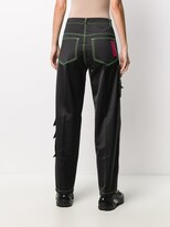 Thumbnail for your product : Ireneisgood Contrast-Stitch Combat Trousers