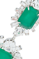 Thumbnail for your product : Elizabeth Cole Piper Rhodium-plated Swarovski Crystal Earrings