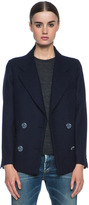 Thumbnail for your product : Golden Goose Wool Peacoat in Navy