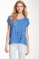 Thumbnail for your product : Splendid Button Back Hi-Lo Tee