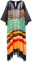 Thumbnail for your product : Dries Van Noten Printed cotton voile kaftan