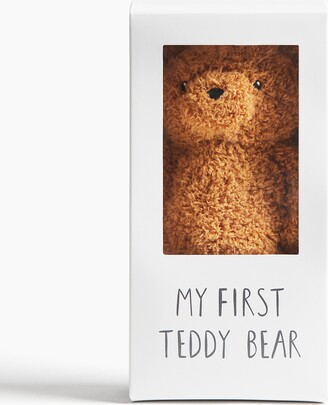 Living Nature Teddy Brown Bear Stuffed Animal - 6 Inch Soft Plush Toy For Kids