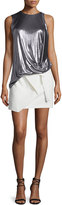 Thumbnail for your product : Halston Asymmetric Draped Wrap Skirt