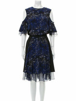 Thumbnail for your product : Prabal Gurung Silk Midi Length Dress Blue