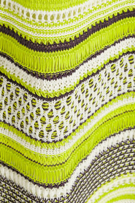 M Missoni Crochet-knit midi skirt