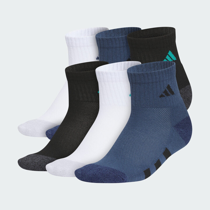 Athletic Cushioned 6-Pack Quarter Socks Kids