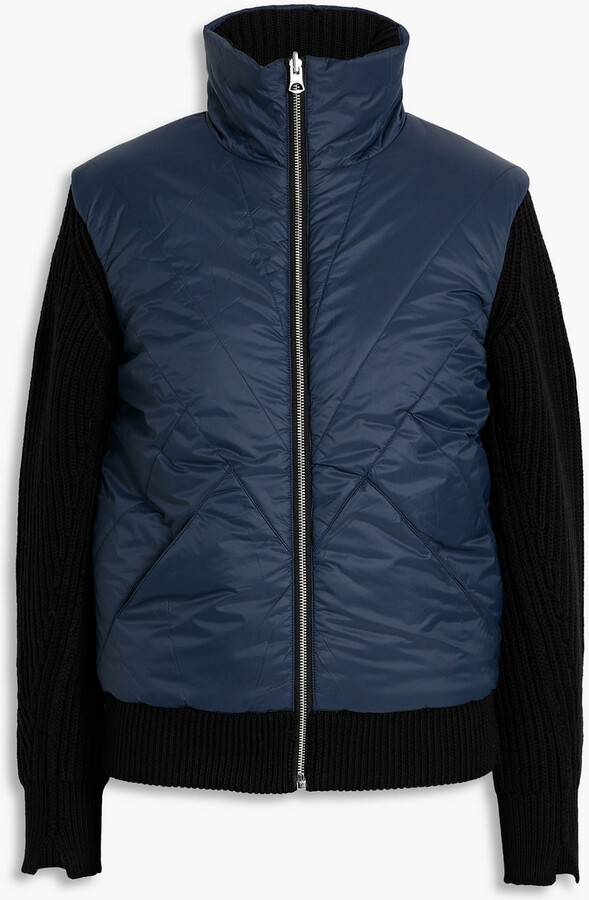 Rag & Bone Mikaela shellpaneled quilted merino wool jacket ShopStyle Down & Puffer Coats
