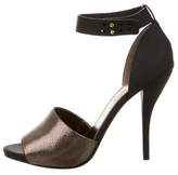Thumbnail for your product : Lanvin Metallic Leather Sandals w/ Tags