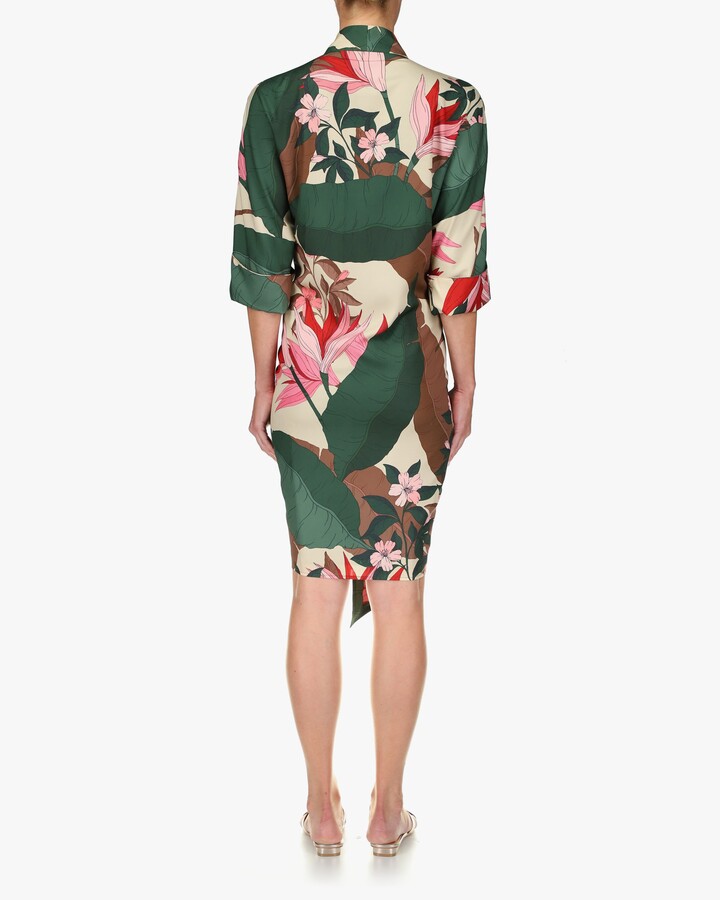 [89% OFF] Floral Printed Maxi Casual Dress | Rosegal