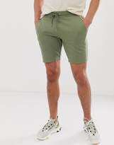 Thumbnail for your product : ASOS Design DESIGN jersey skinny shorts in light green